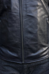 Ultimate Black Winter Protective Leather Jacket