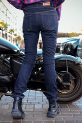 Female Denim Armored Pants