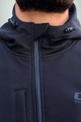 Softshell Kevlar Armored Water Resistant Riding Hoodie