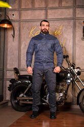 Mesh Protective Shirt With Orange Lines