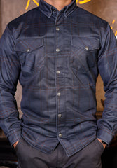 Mesh Protective Shirt With Orange Lines