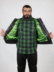 Motorbike Vest Tonal black