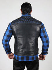 Motorbike Vest Blue