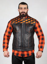 Motorbike Vest Orange