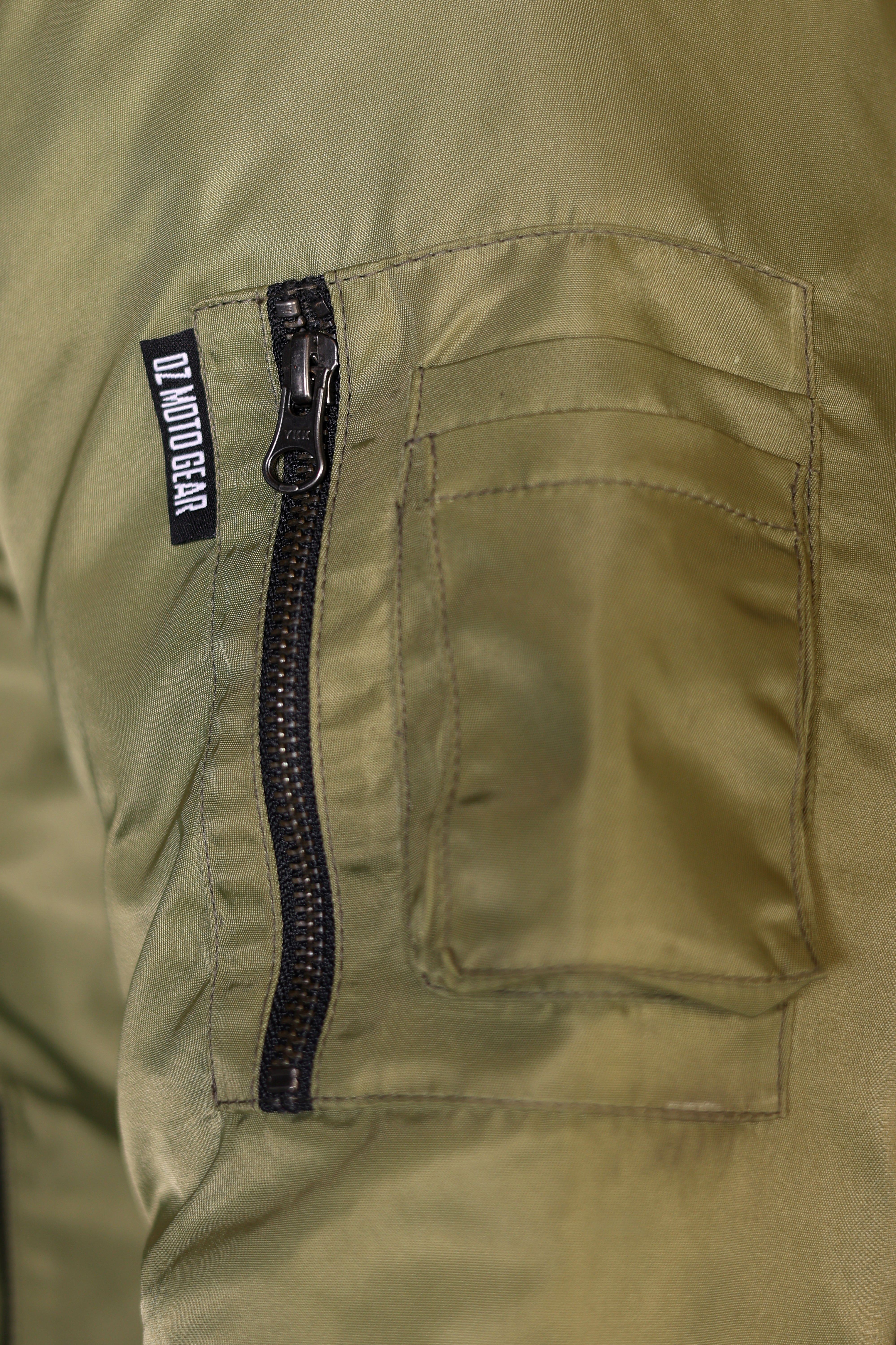 Olive Protective Bomber Jacket