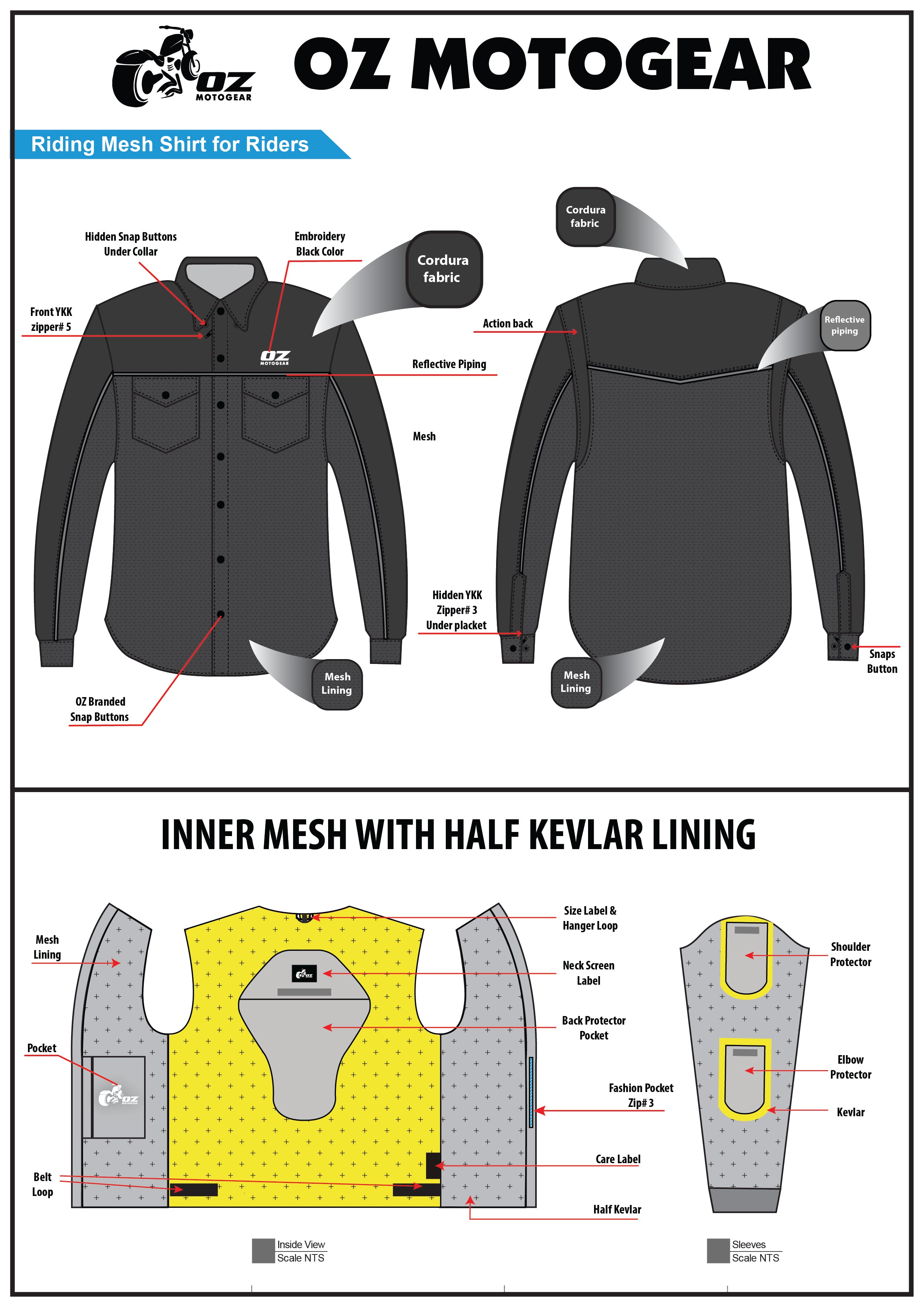 Riding Mesh Shirts for Riders