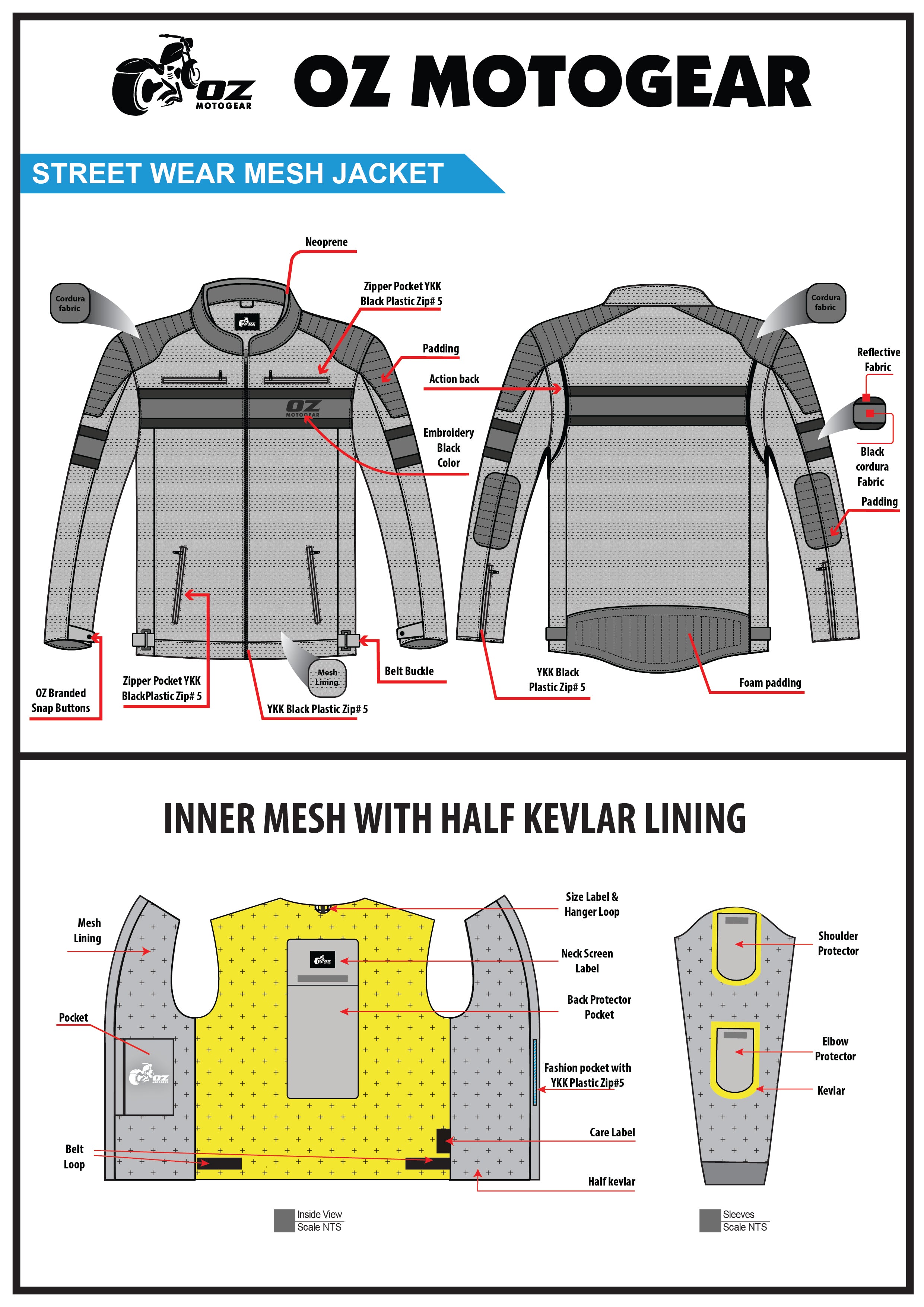 Streetwear Mesh Jacket