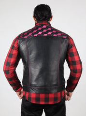Motorbike Vest Pink
